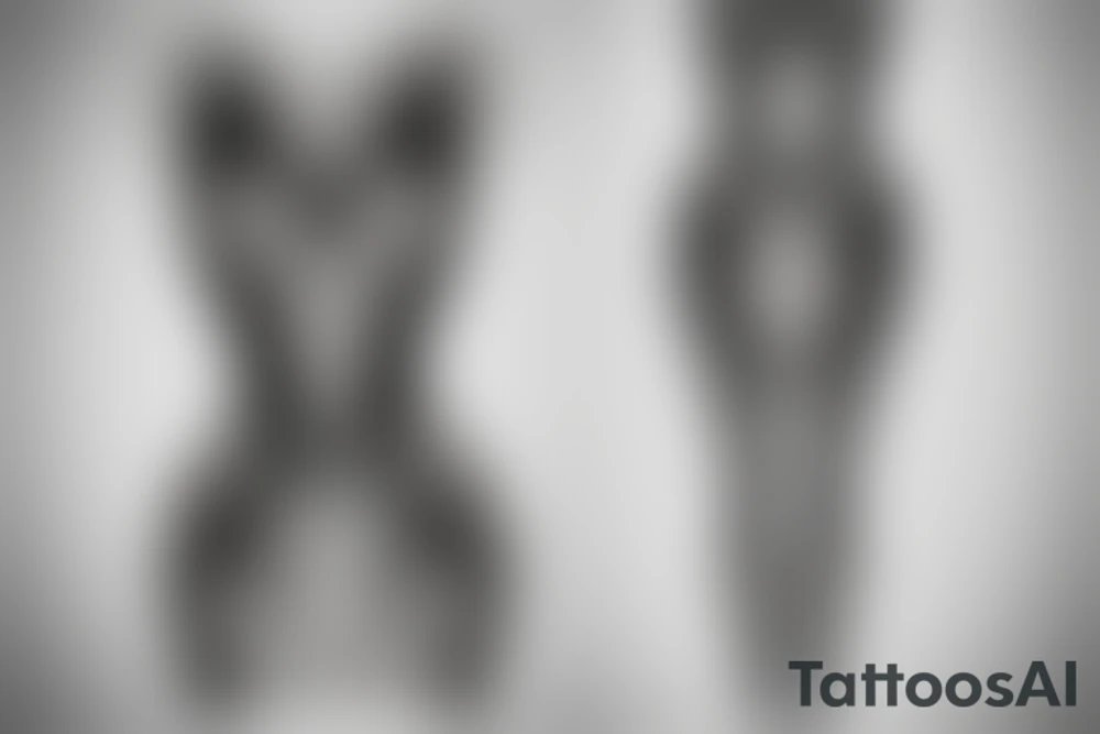 Iris van herpen dress minimalist tattoo idea