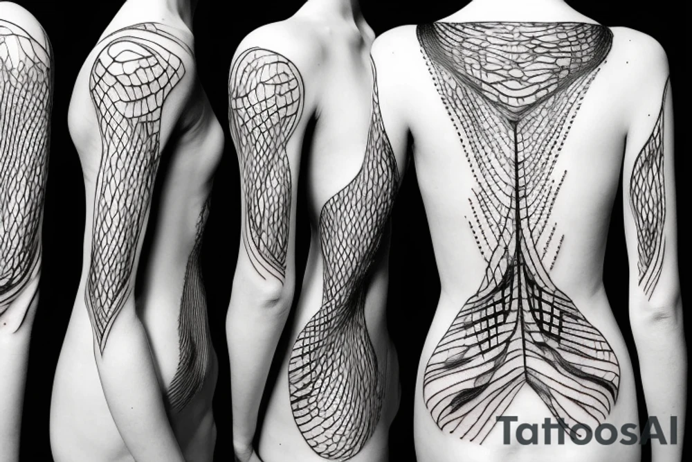 Iris van herpen dress tattoo idea