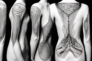 Iris van herpen dress tattoo idea