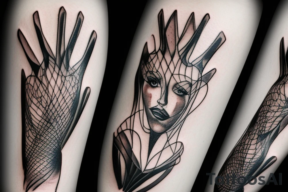 Iris van herpen dress tattoo idea