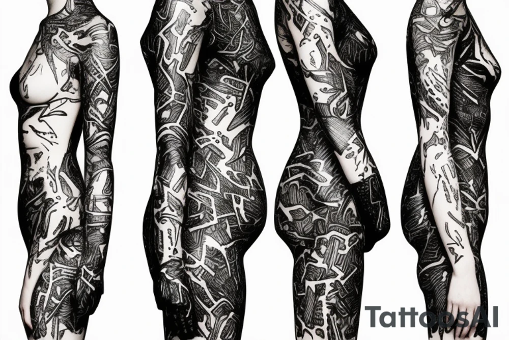 Iris van herpen dress tattoo idea