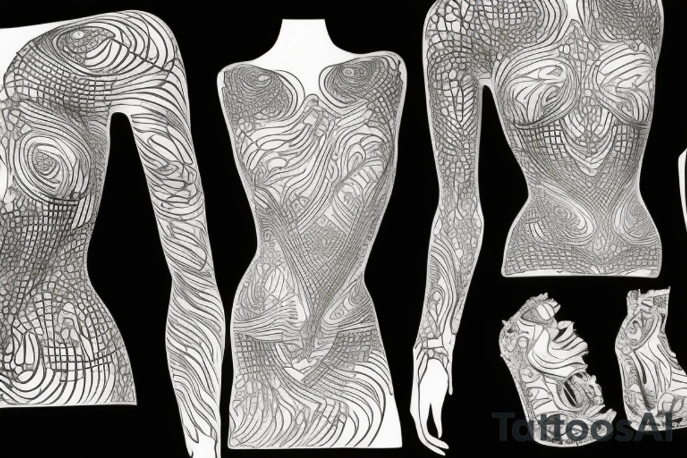 Iris van herpen dress tattoo idea
