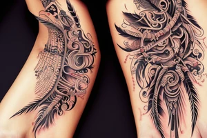 Chaos Spiritual Native American Intricate Comprehensive Detailed Elaborate female tattoo idea