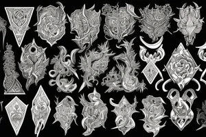 Thorns Thorns Smokey Grim Detailed Elaborate Comprehensive Intricate Ornate Vicious tattoo idea