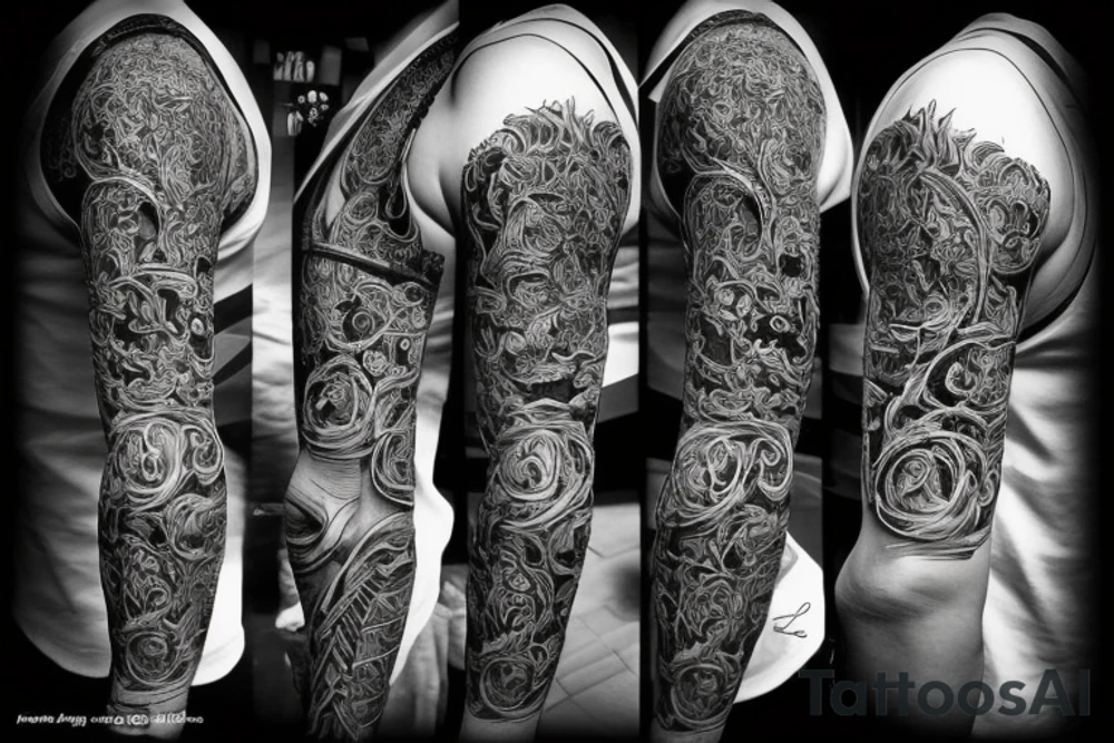 Thorns Thorns Smokey Grim Detailed Elaborate Comprehensive Intricate Ornate Vicious tattoo idea