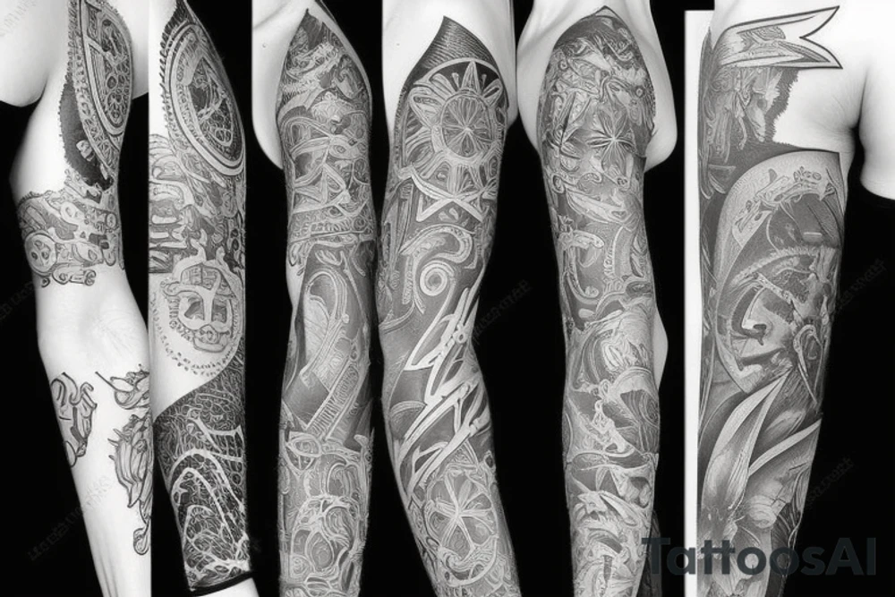 Sleeves tattoo idea