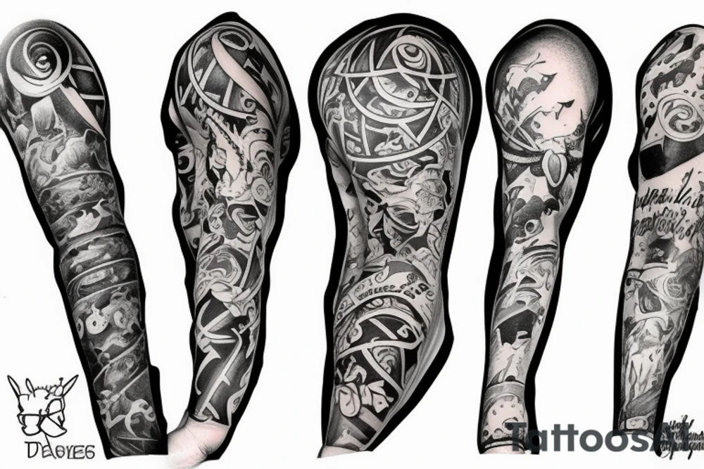 Sleeves tattoo idea