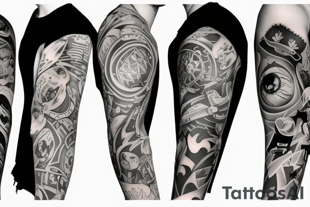 Sleeves tattoo idea