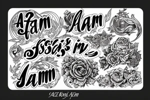 Sentence “As I Am” tattoo idea