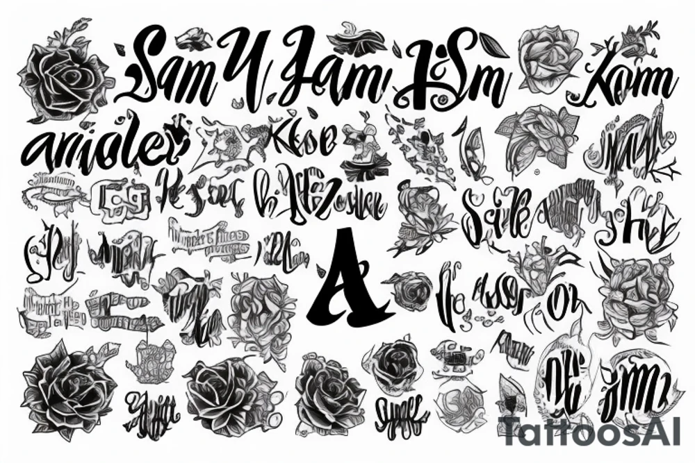 Sentence “As I Am” tattoo idea