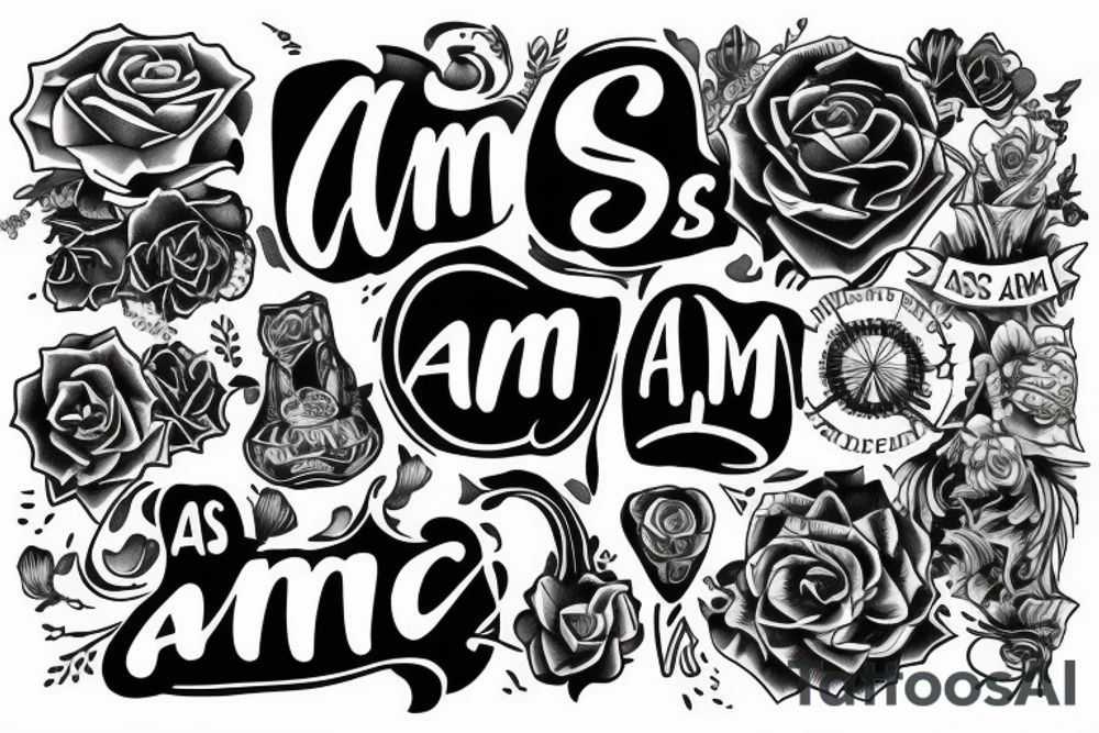 Sentence “As I Am” tattoo idea