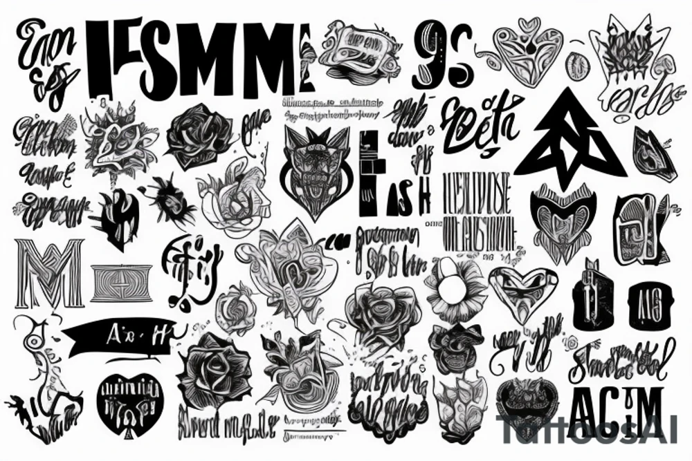 Sentence “As I Am” tattoo idea