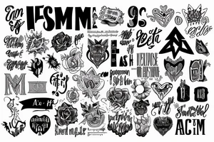 Sentence “As I Am” tattoo idea