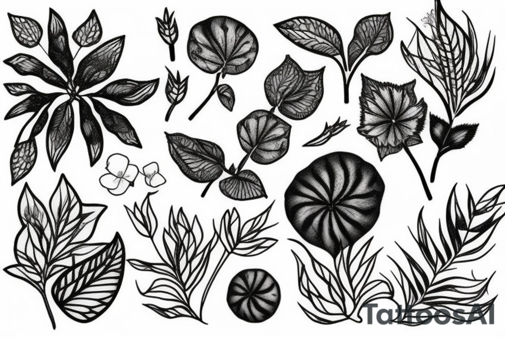 A plant tattoo idea
