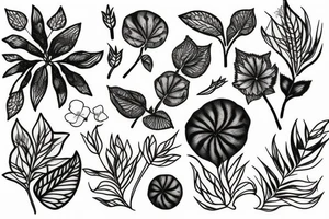 A plant tattoo idea