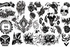 Blackwork tattoo idea