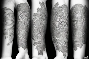 Likoris arm sleeve tattoo idea