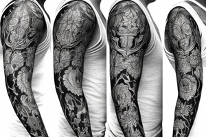 sleeve Cluster amaryllis's tattoo idea