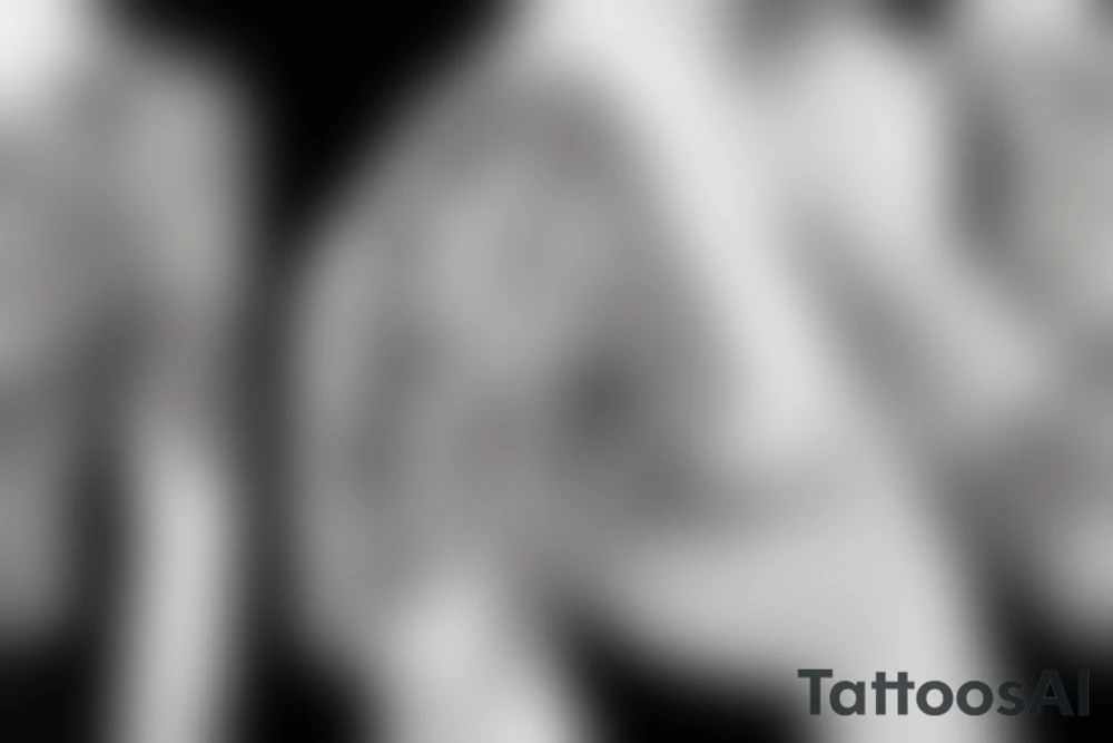 sketch blackwork sleeve white spider lilies on black background tattoo idea