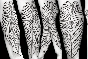 monstera leaves
black fond
sleeve tattoo idea