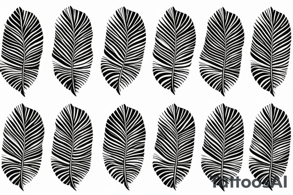 black background monstera leaves frangipani flowers sleeve tattoo idea
