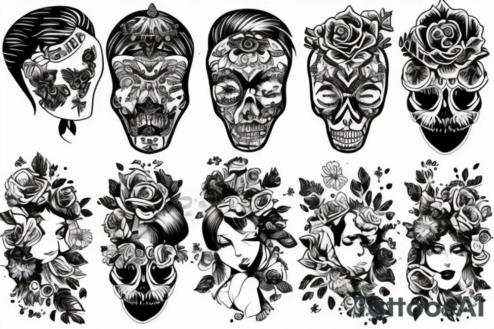 Татуировка в стиле Чикаго tattoo idea