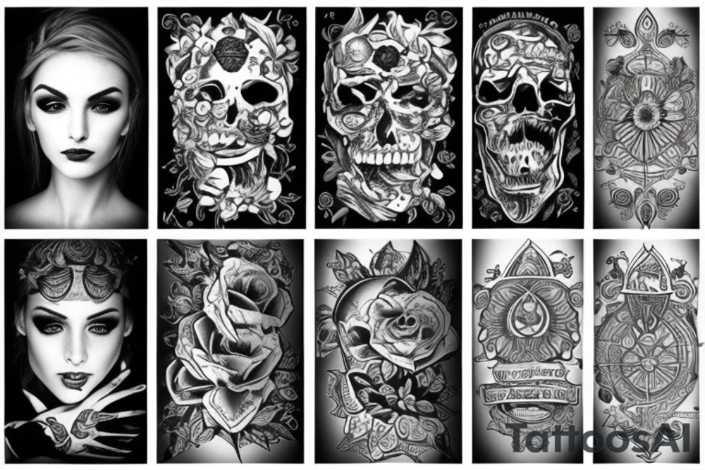 Татуировка в стиле Чикаго tattoo idea