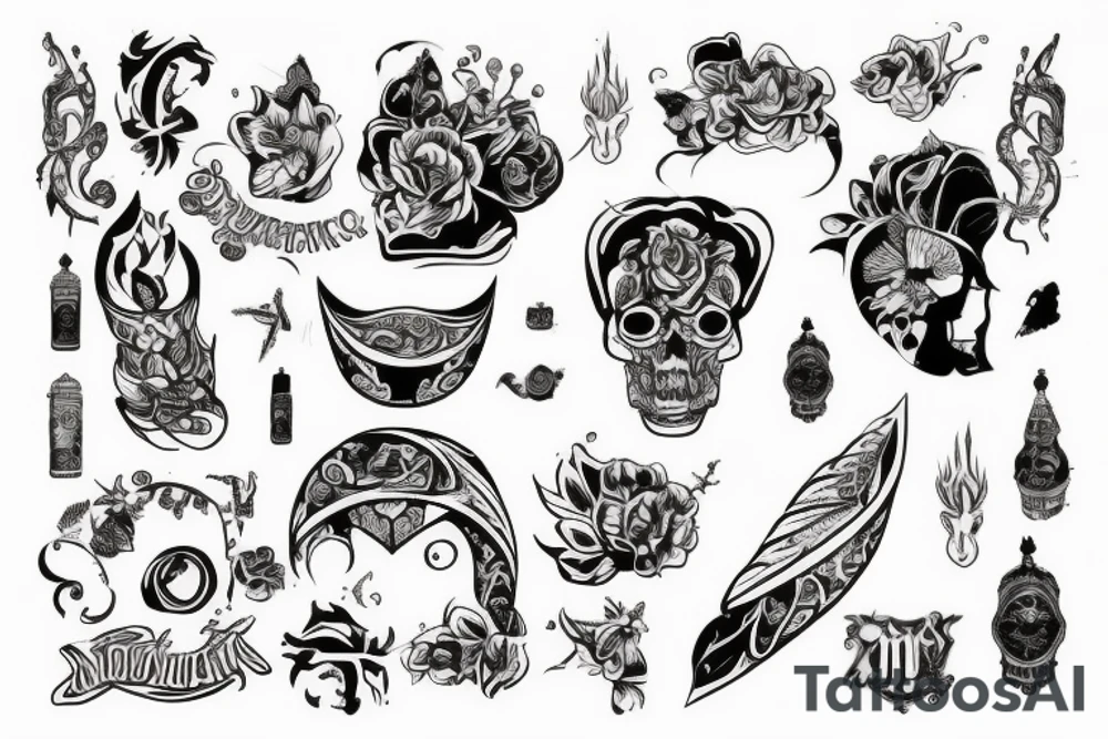 Татуировка в стиле Чикано tattoo idea