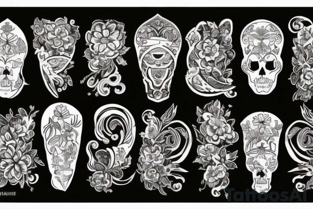 Татуировка в стиле Чикано с элементами рисунков Гигера tattoo idea Татуировка в стиле Чикано с элементами рисунков Гигера tattoo idea