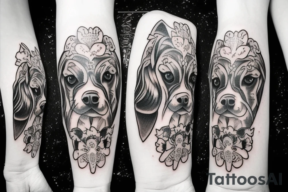 About dog tattoo idea