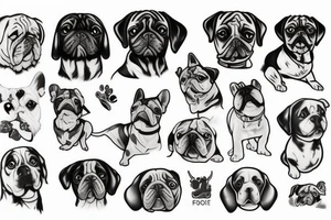 About dog tattoo idea