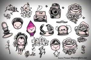 Mini friendship tattoos for designers tattoo idea