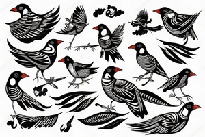 Mynah bird tattoo idea