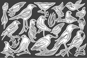 Mynah bird tattoo idea