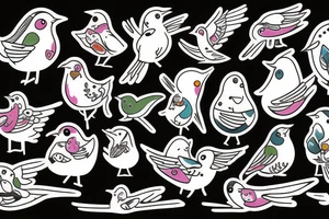 Birds representing children tattoo idea