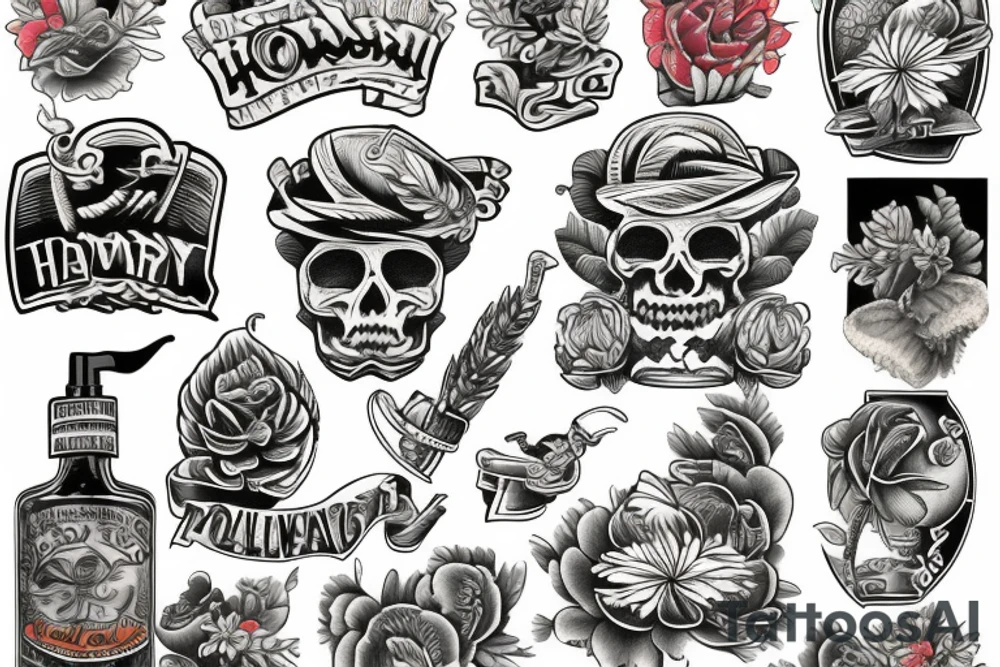 Shoulder hawaiian tattoo idea