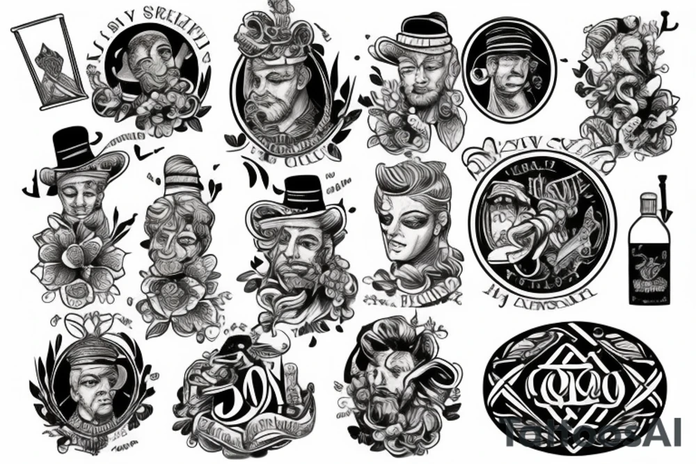 Irish design on shoulder tattoo idea