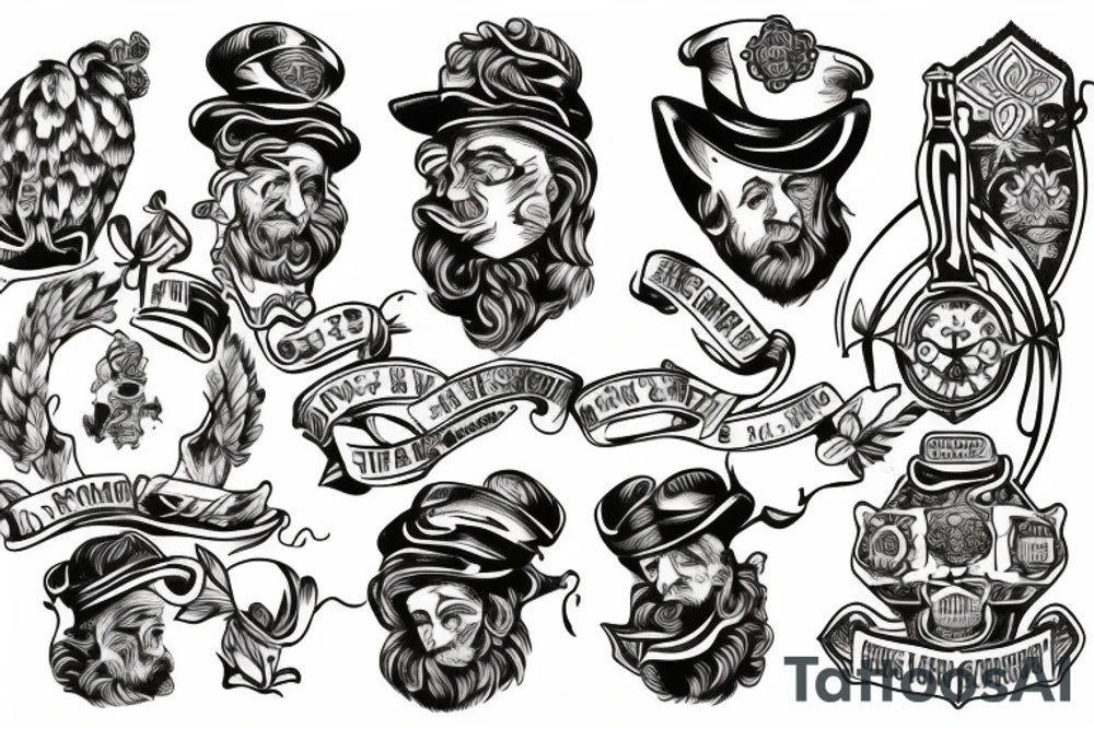 Irish design on shoulder tattoo idea