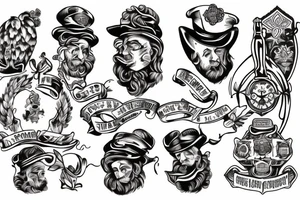 Irish design on shoulder tattoo idea