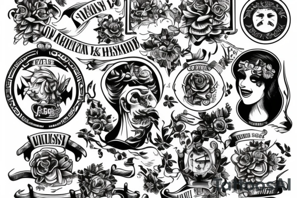 Irish design on shoulder tattoo idea