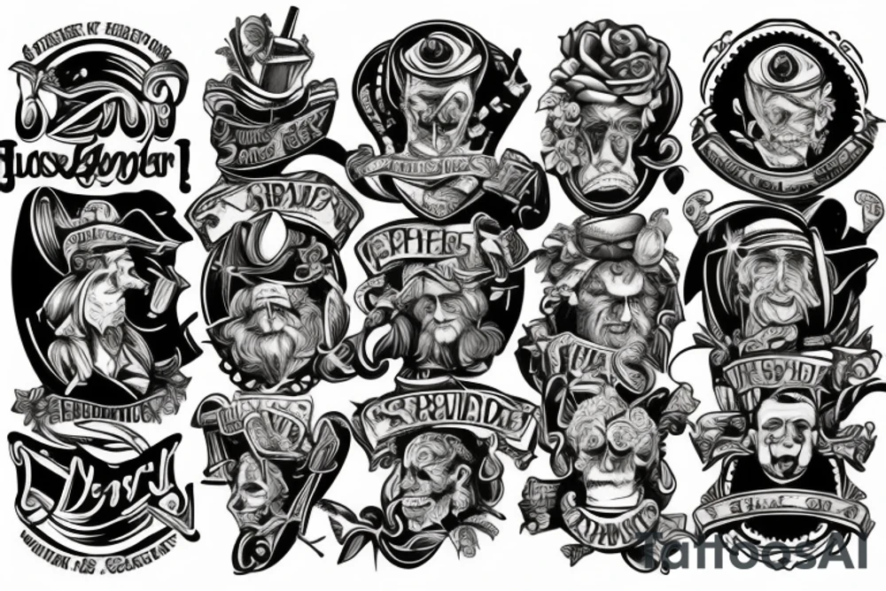 Irish design on shoulder tattoo idea