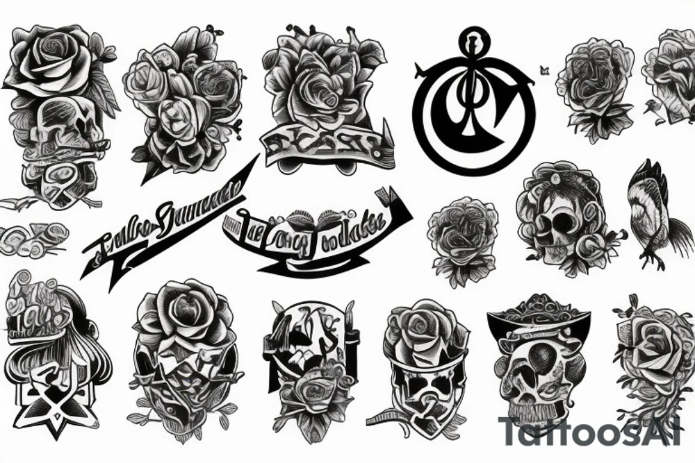 Half sleeve tattoo idea