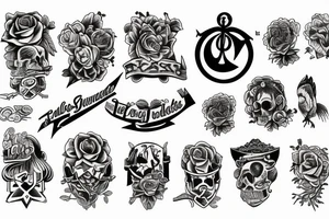 Half sleeve tattoo idea