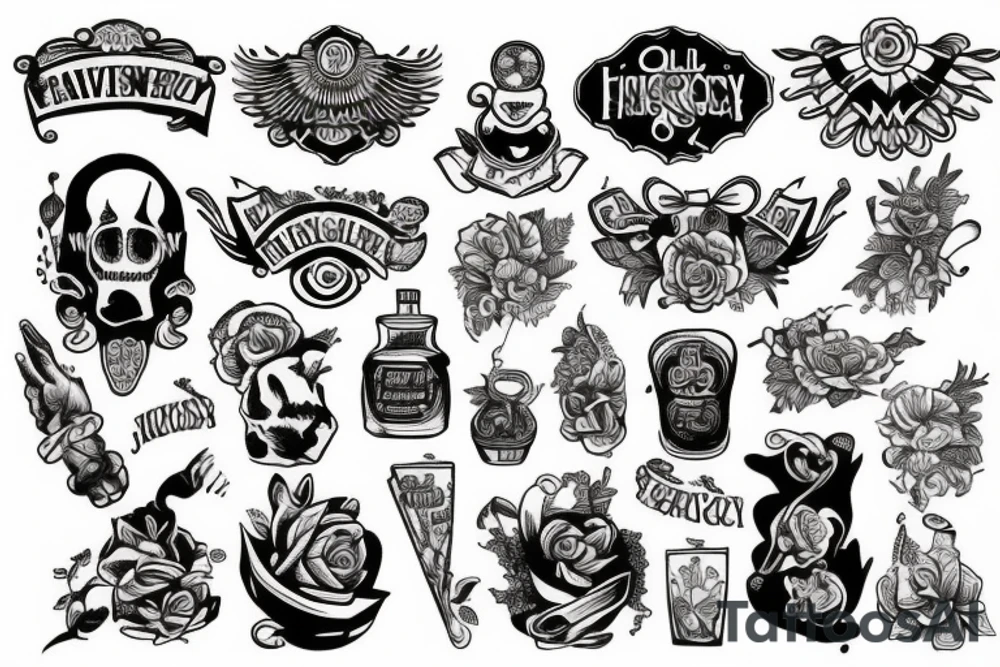 Half sleeve tattoo idea