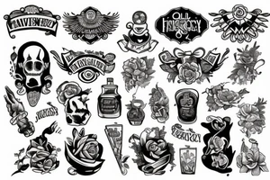 Half sleeve tattoo idea