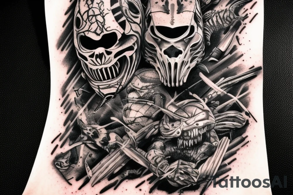 predator tattoo idea