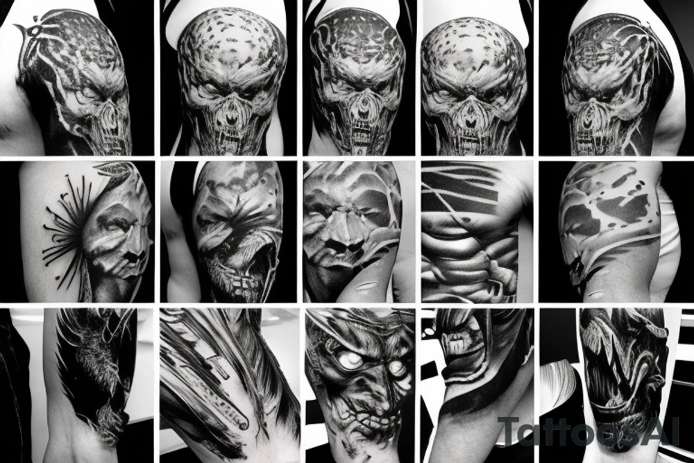 predator tattoo idea