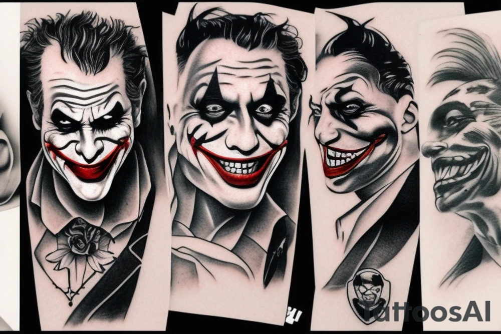 the joker tattoo idea