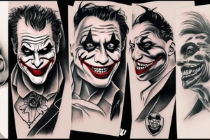 the joker tattoo idea