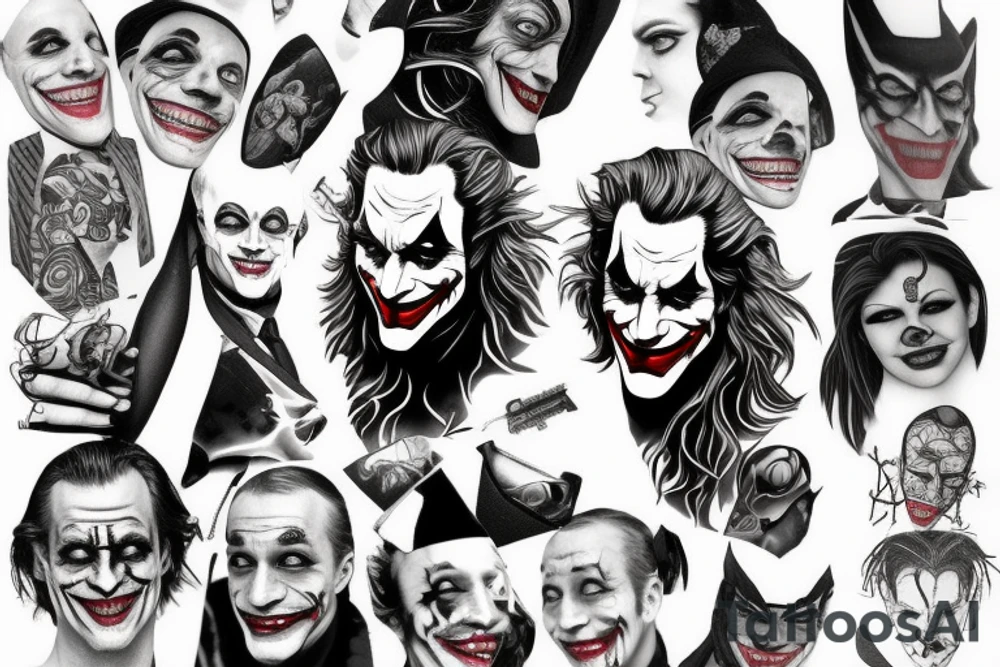 the joker tattoo idea